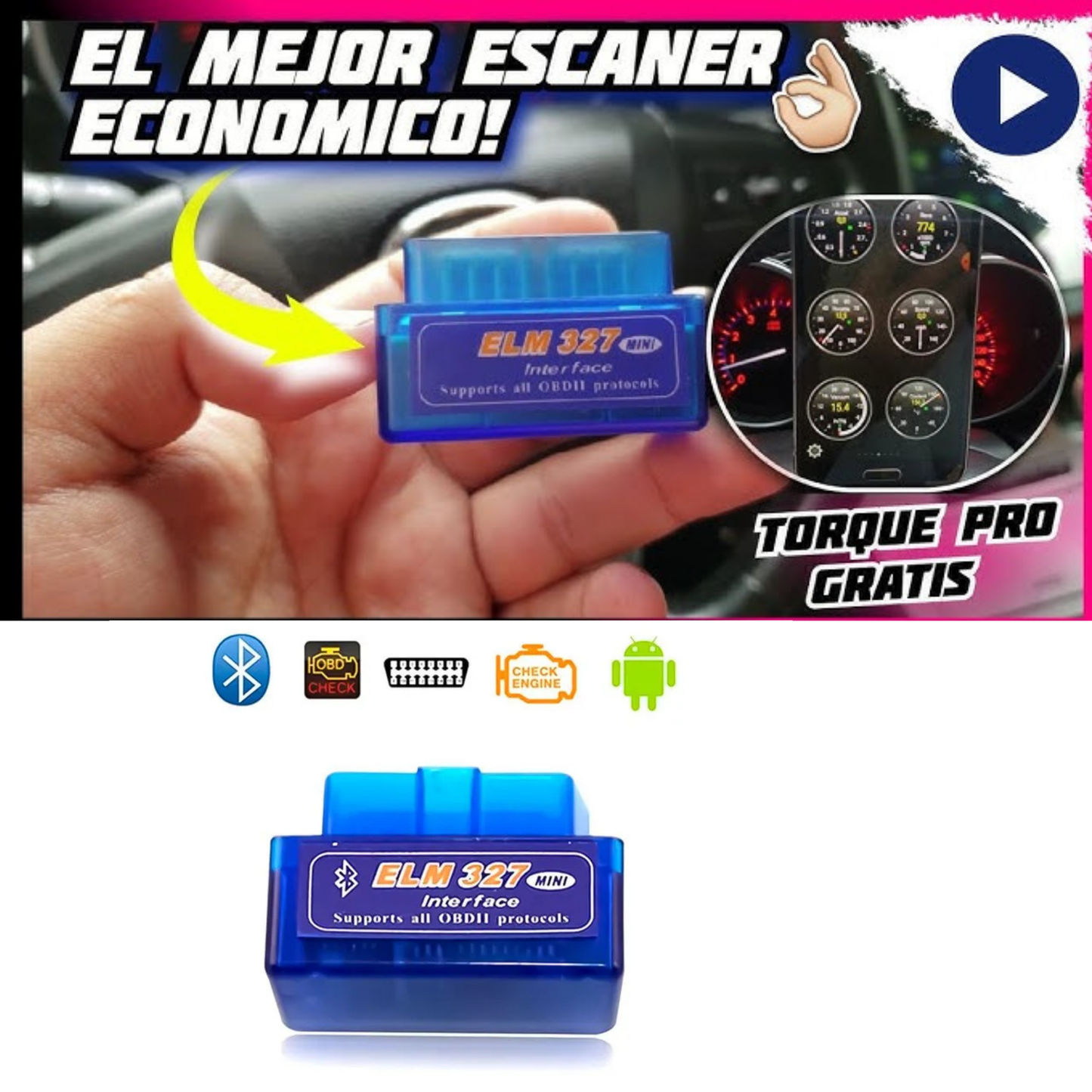 Scaner ELM327 OBD2